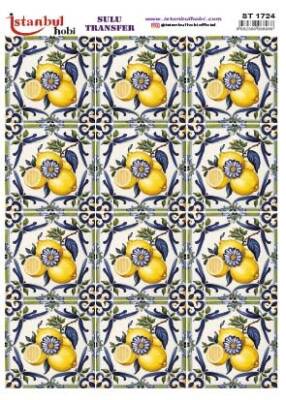 İstanbul Hobi Sulu Transfer 25x35 cm ST 1724 - 1