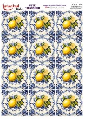 İstanbul Hobi Sulu Transfer 25x35 cm ST 1728 - 1