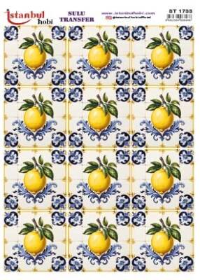 İstanbul Hobi Sulu Transfer 25x35 cm ST 1733 - 1