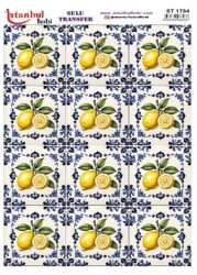 İstanbul Hobi Sulu Transfer 25x35 cm ST 1734 - 1