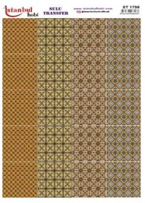 İstanbul Hobi Sulu Transfer 25x35 cm ST 1736 - 1