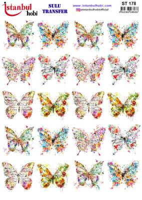 İstanbul Hobi Sulu Transfer 25x35 cm ST 178 - 1