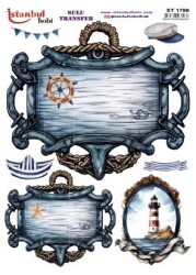 İstanbul Hobi Sulu Transfer 25x35 cm ST 1799 - 1