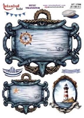İstanbul Hobi Sulu Transfer 25x35 cm ST 1799 - 1