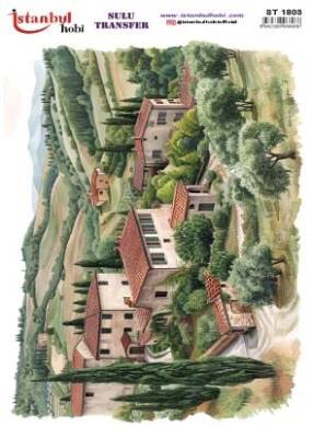 İstanbul Hobi Sulu Transfer 25x35 cm ST 1803 - 1
