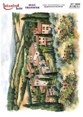 İstanbul Hobi Sulu Transfer 25x35 cm ST 1805 - 1