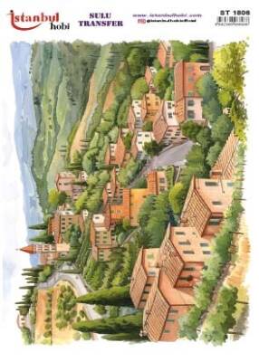 İstanbul Hobi Sulu Transfer 25x35 cm ST 1806 - 1