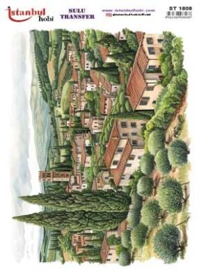 İstanbul Hobi Sulu Transfer 25x35 cm ST 1808 - 1