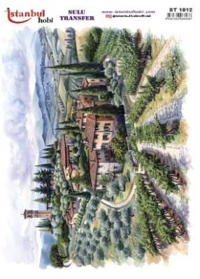 İstanbul Hobi Sulu Transfer 25x35 cm ST 1812 - 1