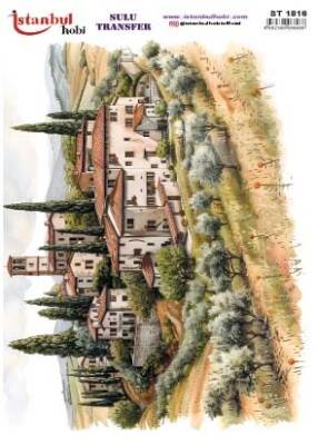 İstanbul Hobi Sulu Transfer 25x35 cm ST 1816 - 1