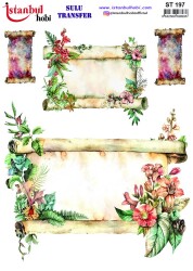 İstanbul Hobi Sulu Transfer 25x35 cm ST 197 - 1
