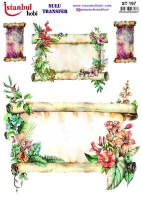 İstanbul Hobi Sulu Transfer 25x35 cm ST 197 - 1