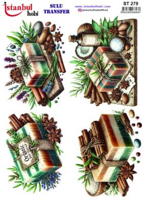 İstanbul Hobi Sulu Transfer 25x35 cm ST 279 - 1