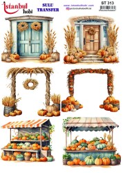 İstanbul Hobi Sulu Transfer 25x35 cm ST 313 - 1