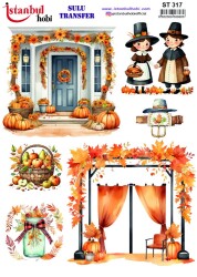 İstanbul Hobi Sulu Transfer 25x35 cm ST 317 - 1