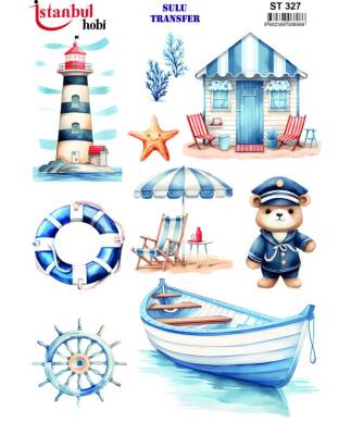 İstanbul Hobi Sulu Transfer 25x35 cm ST 327 - 1