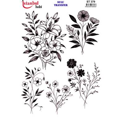 İstanbul Hobi Sulu Transfer 25x35 cm ST 379 - 1