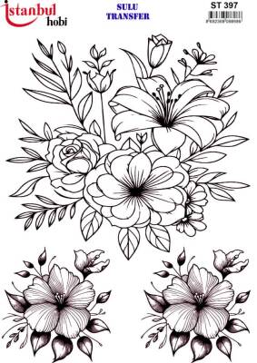 İstanbul Hobi Sulu Transfer 25x35 cm ST 397 - 1