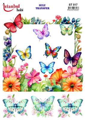 İstanbul Hobi Sulu Transfer 25x35 cm ST 517 - 1