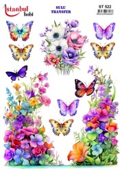 İstanbul Hobi Sulu Transfer 25x35 cm ST 522 - 1