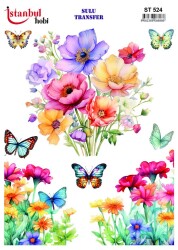 İstanbul Hobi Sulu Transfer 25x35 cm ST 524 - 1