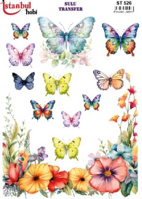 İstanbul Hobi Sulu Transfer 25x35 cm ST 526 - 1