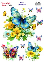İstanbul Hobi Sulu Transfer 25x35 cm ST 544 - 1