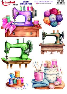 İstanbul Hobi Sulu Transfer 25x35 cm ST 55 - 1
