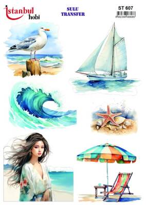 İstanbul Hobi Sulu Transfer 25x35 cm ST 607 - 1