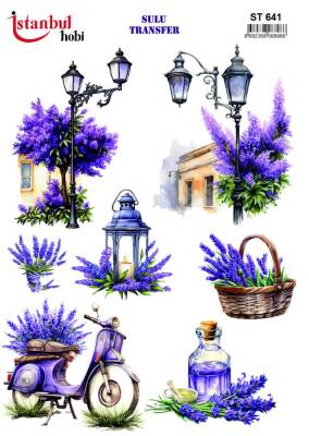 İstanbul Hobi Sulu Transfer 25x35 cm ST 641 - 1