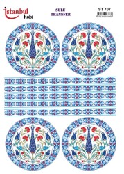 İstanbul Hobi Sulu Transfer 25x35 cm ST 707 - 1