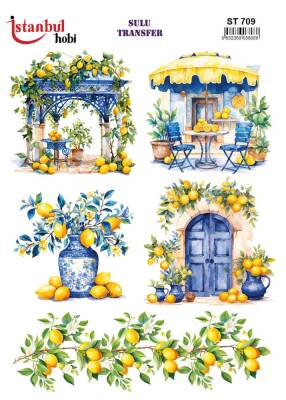 İstanbul Hobi Sulu Transfer 25x35 cm ST 709 - 1