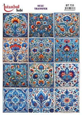 İstanbul Hobi Sulu Transfer 25x35 cm ST 733 - 1