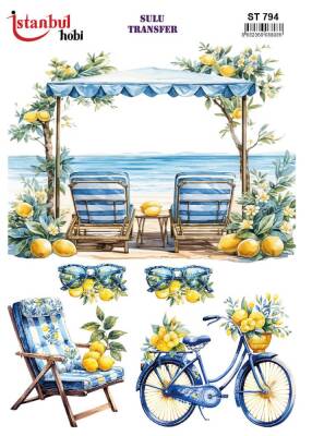 İstanbul Hobi Sulu Transfer 25x35 cm ST 794 - 1