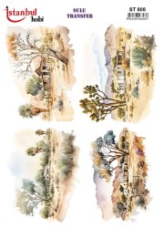 İstanbul Hobi Sulu Transfer 25x35 cm ST 808 - 1