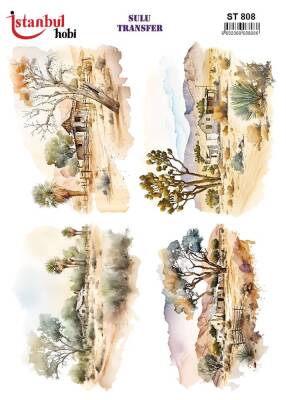 İstanbul Hobi Sulu Transfer 25x35 cm ST 808 - 1