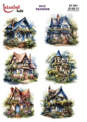 İstanbul Hobi Sulu Transfer 25x35 cm ST 891 - 1