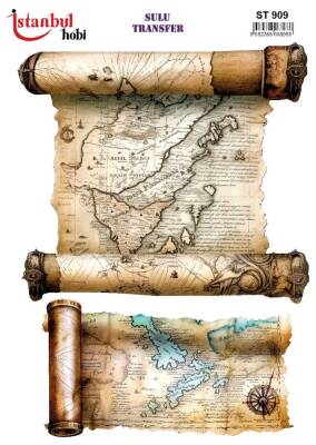 İstanbul Hobi Sulu Transfer 25x35 cm ST 909 - 1
