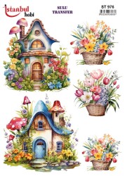 İstanbul Hobi Sulu Transfer 25x35 cm ST 976 - 1