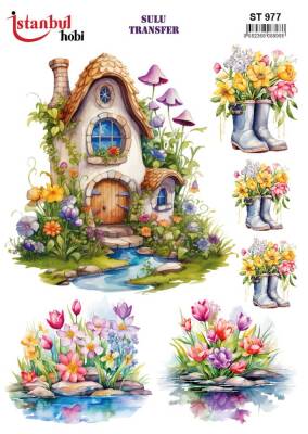 İstanbul Hobi Sulu Transfer 25x35 cm ST 977 - 1