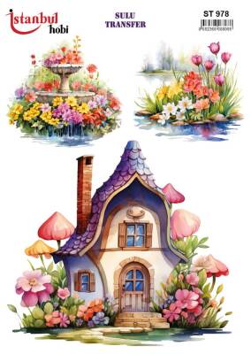 İstanbul Hobi Sulu Transfer 25x35 cm ST 978 - 1