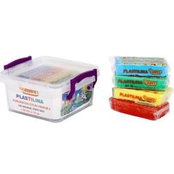 Jovi Plastilina Kurumayan Oyun Hamuru 4 Renk x 50 gr. Plastik Kap - 1