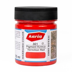 Karin Geleneksel Ebru Boyası 301 PİGMENT KIRMIZI 105 ml - 1