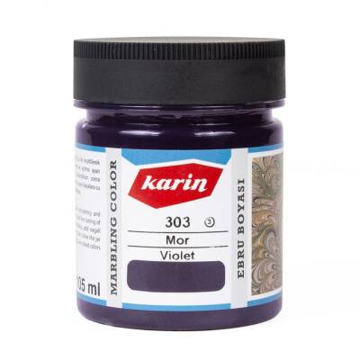 Karin Geleneksel Ebru Boyası 303 MOR 105 ml - 1