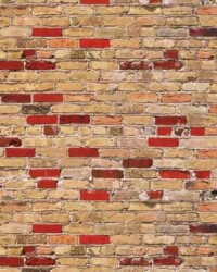 Karışık Tuğla Desenli Karton Duvar 1/100 3 Adet - Eshel