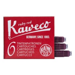 Kaweco Kartuş Mürekkep 6'lı Kutu KIRMIZI 10000008 - 1