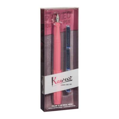 Kaweco Parkeo Dolma Kalem Set Pembe Şakayık F Uç 10002225 - 1