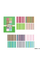 Keskin Color Çift Taraflı Hobi Kartonu 25x35 cm 10 Tabaka Çizgi - 1