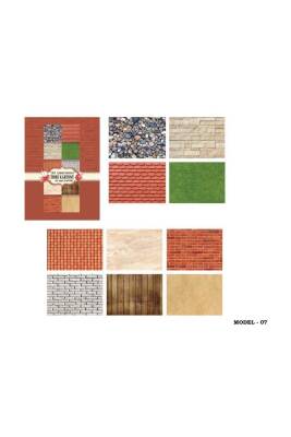 Keskin Color Çift Taraflı Hobi Kartonu 25x35 cm 10 Tabaka Nature - 1