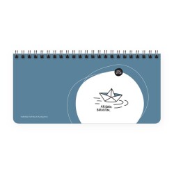 Keskin Color Hisli Şeyler Spiralli Stickerli Planner 13x27 cm. - 1